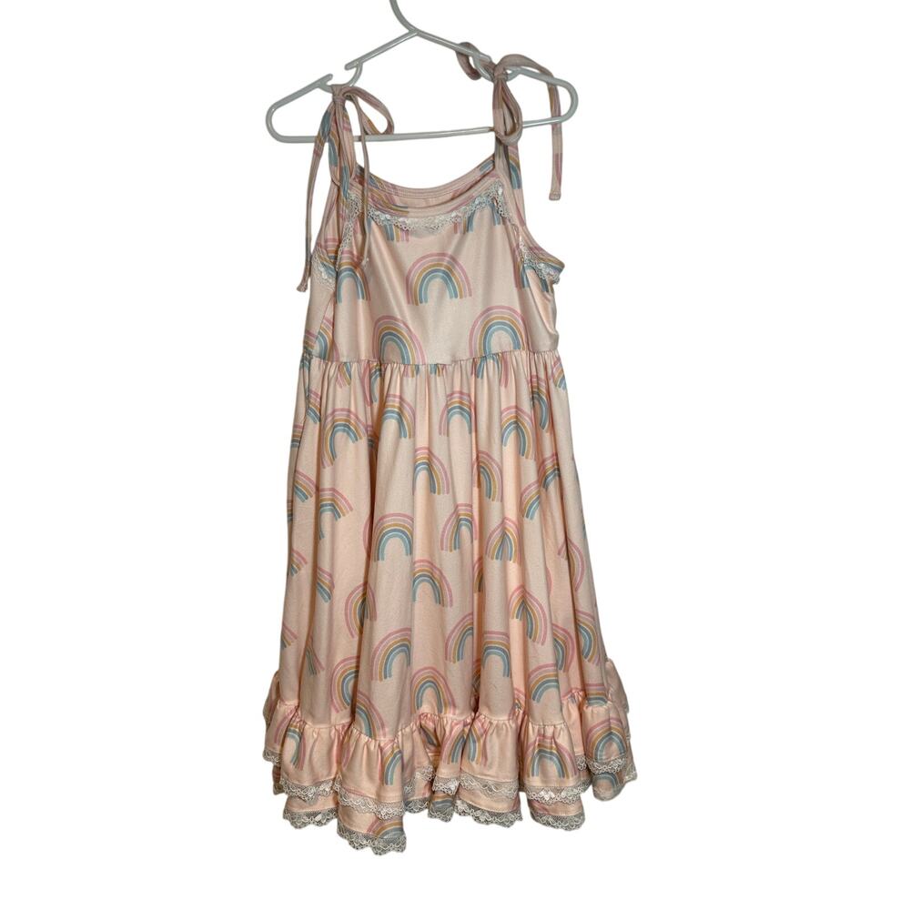 Jane + Jo Lucky Rainbows Twirl Dress size 7 - Picture 6 of 8